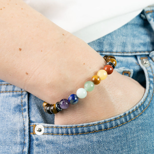 Bracelet 7 Chakras Tigre A