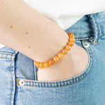 bracelet aventurine orange