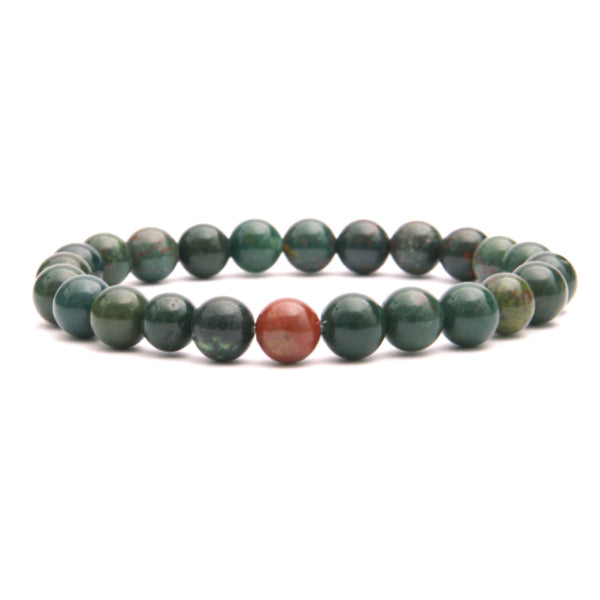 Bracelet Jaspe Héliotrope A