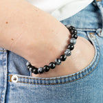 Bracelet Obsidienne Neige A