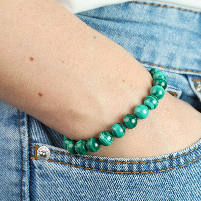Bracelet Malachite AA